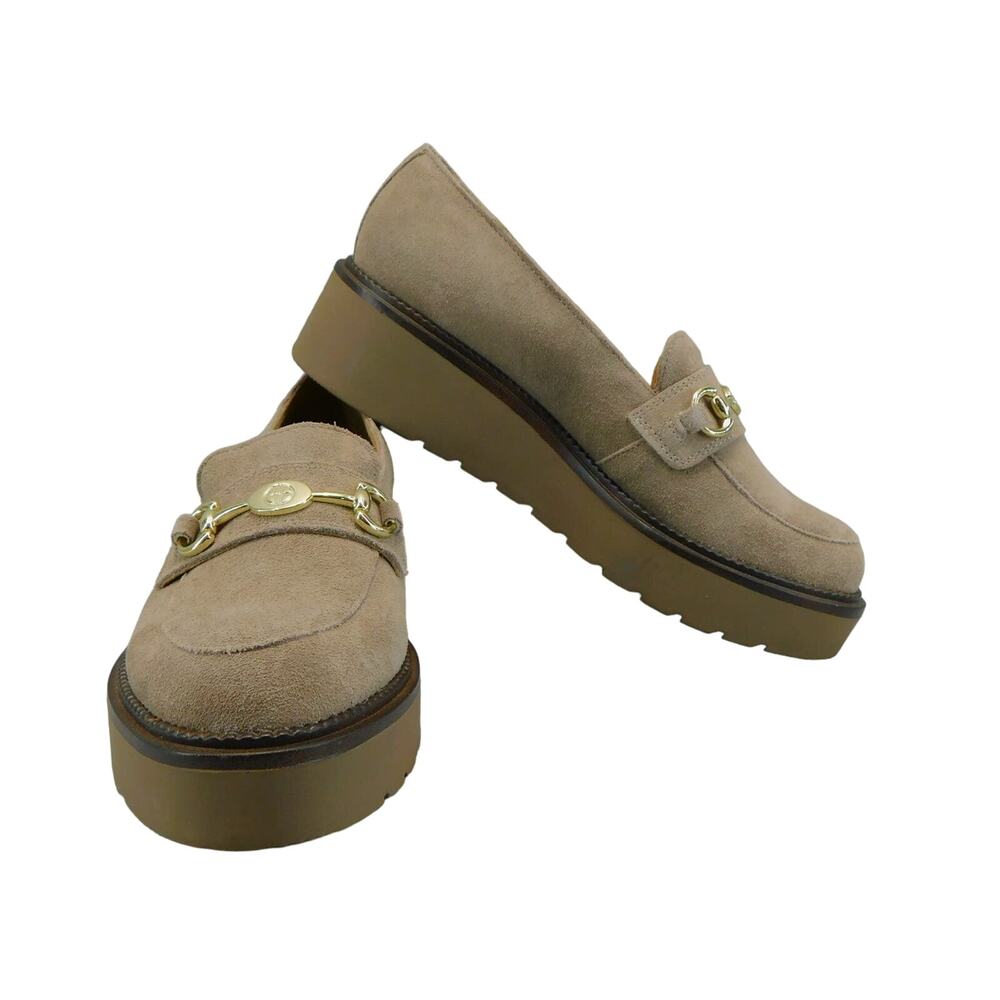 Giani Bernini Womens Taupe Mayaal Memory Form Casual Loafers - Size 8.5 Shoe New